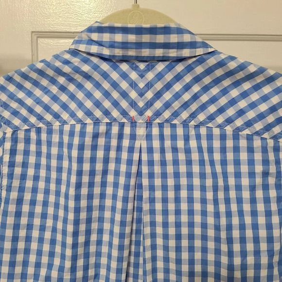 Vineyard Vines Gingham Button Down Shirt Relaxed Fit Size 2 NWOT - Picture 9 of 9